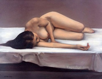 Bed Chinese Girl Nude Oil Paintings